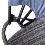 Shemsie 69'' Wide Outdoor Wicker Patio Daybed - Image 2