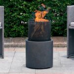 Sheridan 12.63'' W Polyresin Wood Burning Outdoor Fire Pit - Image 2