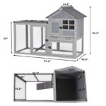 Sherita Weather Resistant Rabbit Hutch with Ramp - Image 6