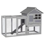 Sherita Weather Resistant Rabbit Hutch with Ramp