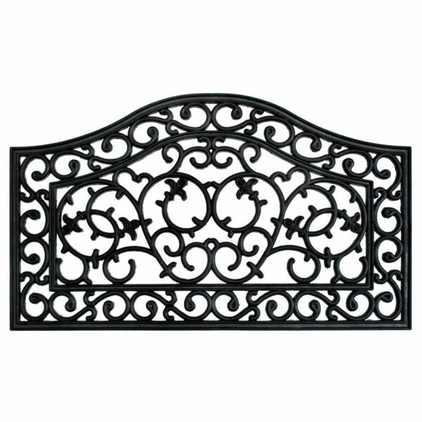 Shorey Trellis Rubber 30 in. x 18 in. Non-Slip Outdoor Door Mat - Image 2
