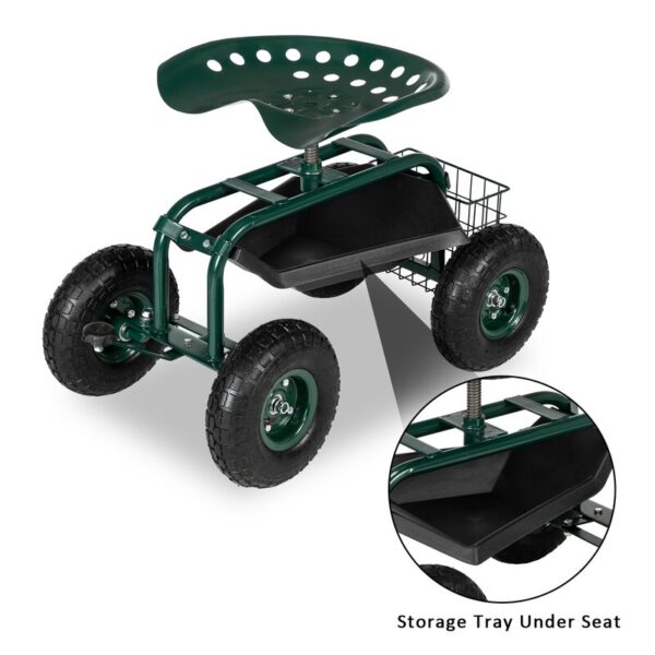 Short Handle Garden Seat Car - Image 6
