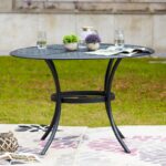 Shriver Metal Outdoor Dining Table - Image 2