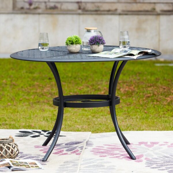 Shriver Metal Outdoor Dining Table - Image 2