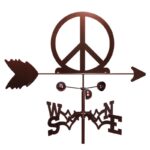 Siannah Peace Sign Symbol Woodstock Weathervane