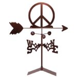 Siannah Peace Sign Symbol Woodstock Weathervane - Image 4