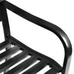 Sijme Metal Outdoor Bench - Image 3
