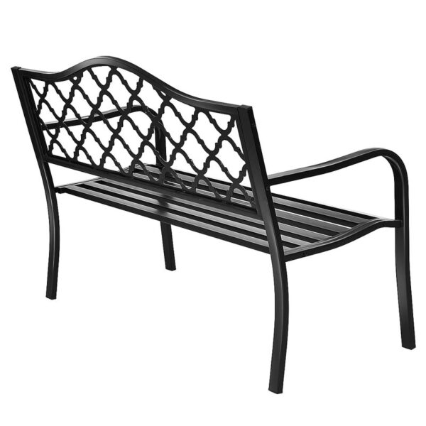 Sijme Metal Outdoor Bench - Image 8