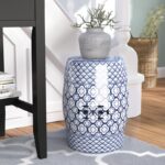Silana 18'' Tall Ceramic Garden Stool - Image 4