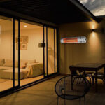 Silver 1500 Watt Electric Patio Heater - Image 3