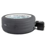 Simple Spa 100-Jet Inflatable Hot Tub with Filter Pump and Cover