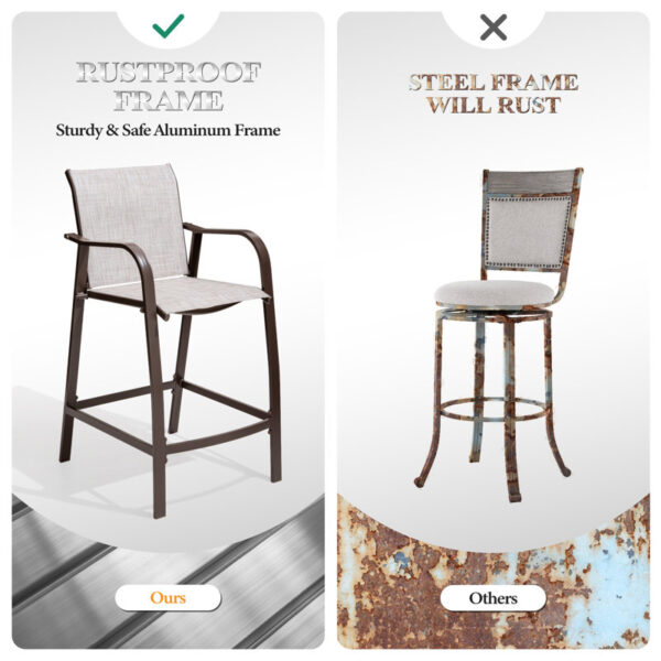 Skyanne Patio Bar Stool (Set of 2) - Image 6