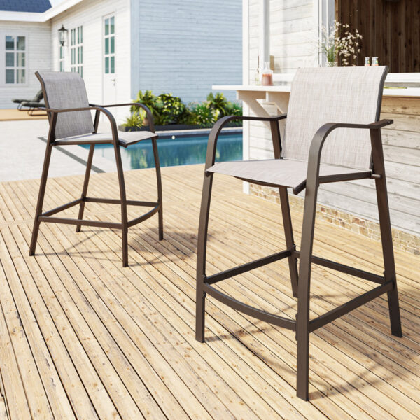 Skyanne Patio Bar Stool (Set of 2) - Image 9