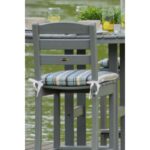 Slate Gray La Casa Cafe 30.13" Patio Bar Stool - Image 3
