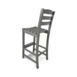 Slate Gray La Casa Cafe 30.13" Patio Bar Stool - Image 2