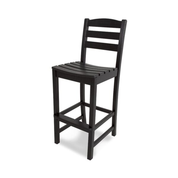 Slate Gray La Casa Cafe 30.13" Patio Bar Stool - Image 5