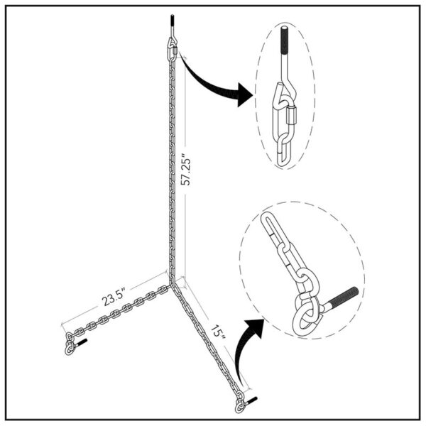 Slevin 2 Person Solid Wood Porch Swing - Image 8