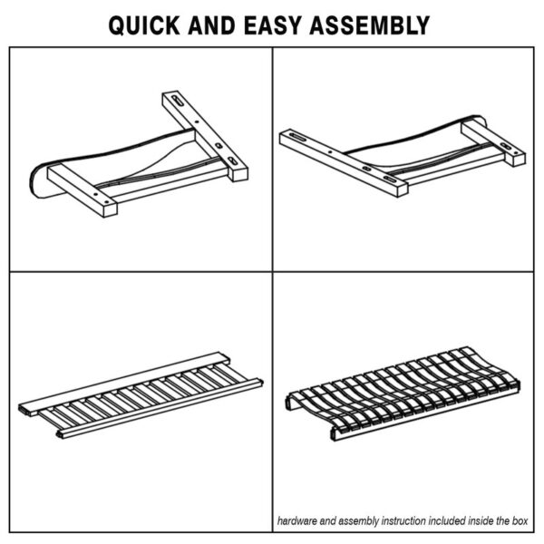 Slevin 2 Person Solid Wood Porch Swing - Image 6