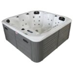 Sol 72 Outdoorâ„¢ Aire 6 - Person 56 - Jet Acrylic Square Hot Tub with Ozonator - Image 5