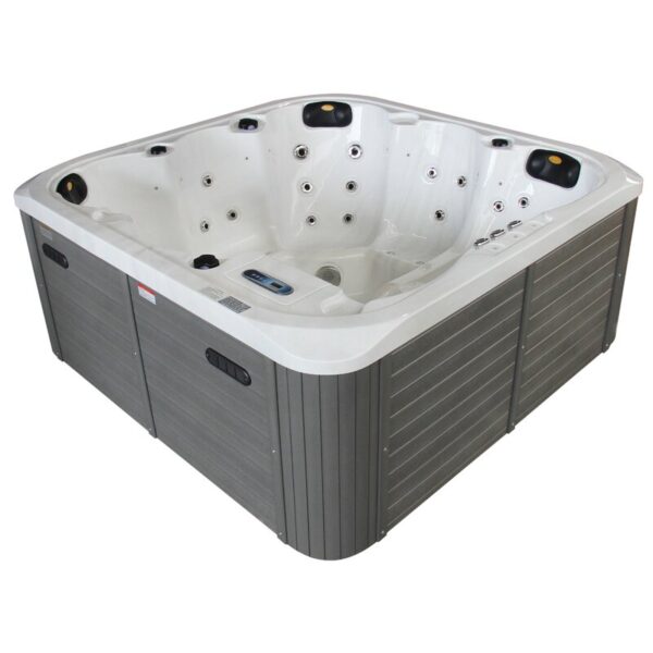 Sol 72 Outdoorâ„¢ Aire 6 - Person 56 - Jet Acrylic Square Hot Tub with Ozonator - Image 5
