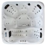 Sol 72 Outdoorâ„¢ Aire 6 - Person 56 - Jet Acrylic Square Hot Tub with Ozonator - Image 6