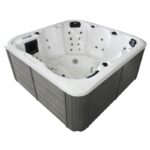 Sol 72 Outdoorâ„¢ Aire 6 - Person 56 - Jet Acrylic Square Hot Tub with Ozonator - Image 3