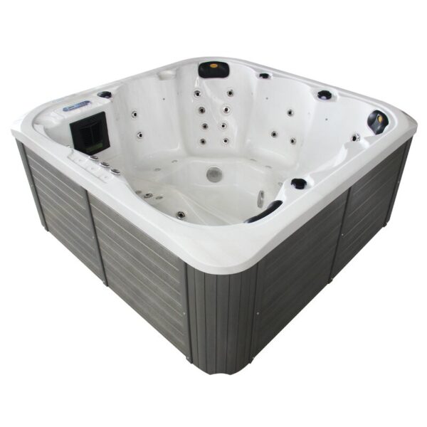 Sol 72 Outdoorâ„¢ Aire 6 - Person 56 - Jet Acrylic Square Hot Tub with Ozonator - Image 3
