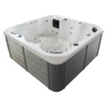 Sol 72 Outdoorâ„¢ Aire 6 - Person 56 - Jet Acrylic Square Hot Tub with Ozonator - Image 2