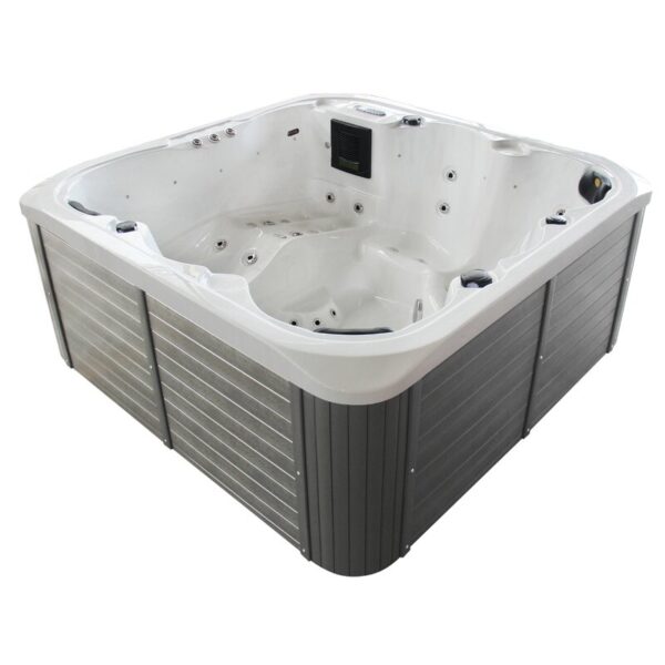 Sol 72 Outdoorâ„¢ Aire 6 - Person 56 - Jet Acrylic Square Hot Tub with Ozonator - Image 2