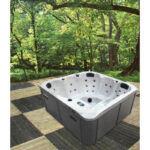 Sol 72 Outdoorâ„¢ Aire 6 - Person 56 - Jet Acrylic Square Hot Tub with Ozonator - Image 9