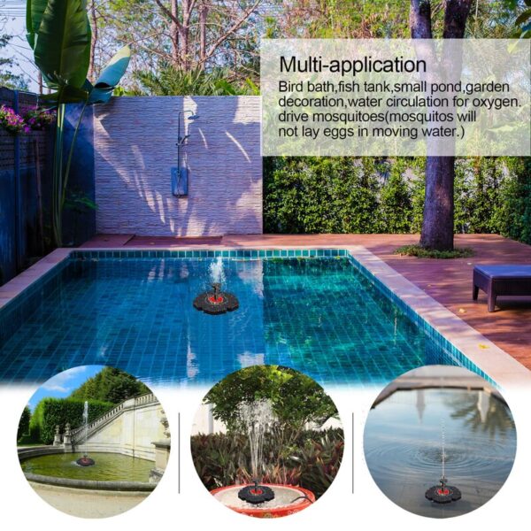 Solar Birdbath Fountain Pump - Image 4