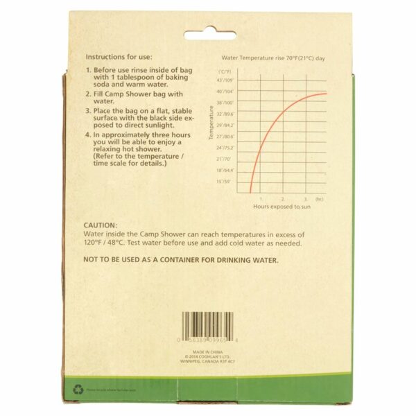 Solar Heated Camp Outdoor Shower - Image 2