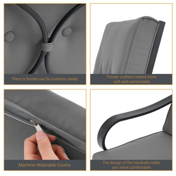 Soley Metal 2 - Person Seating Group with Cushions - Image 4