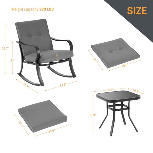 Soley Metal 2 - Person Seating Group with Cushions - Image 8