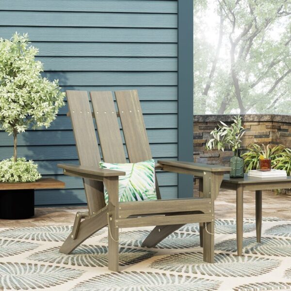 Solid Wood Folding Adirondack Chair - Image 10