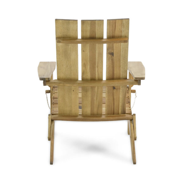 Solid Wood Folding Adirondack Chair - Image 2