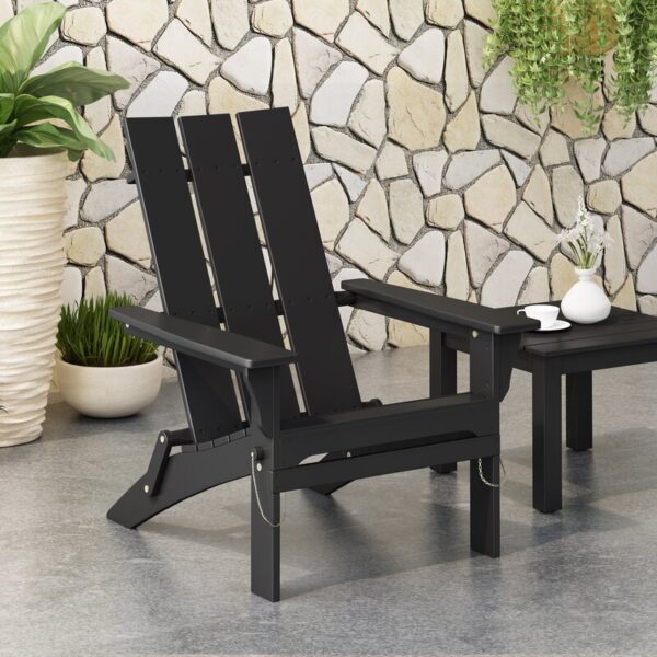 Solid Wood Folding Adirondack Chair - Image 9