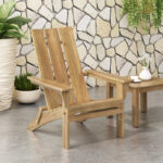 Solid Wood Folding Adirondack Chair