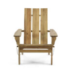 Solid Wood Folding Adirondack Chair - Image 4