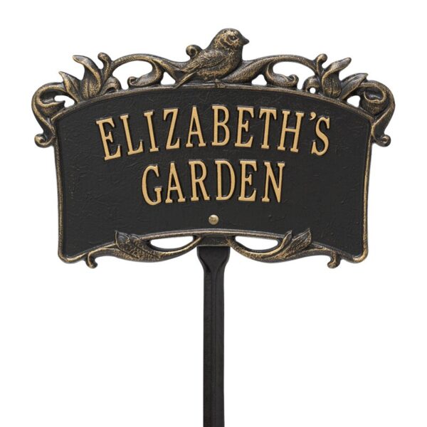Song Bird Personalized Garden Sign - Image 4