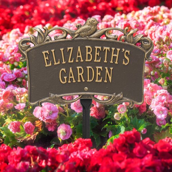 Song Bird Personalized Garden Sign - Image 6