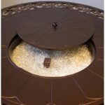 Sorrels 23'' H x 48'' W Aluminum Propane Outdoor Fire Pit Table with Lid - Image 6