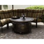 Sorrels 23'' H x 48'' W Aluminum Propane Outdoor Fire Pit Table with Lid - Image 7