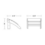 South Beach Adirondack Ottoman - Image 3