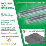 SP3000 LED Full Spectrum Grow Light Samsung LM301B Sunlight for Indoor Plants Veg Flower - Image 8