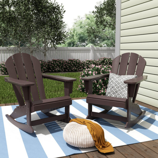 Sparks Rocking Adirondack Chair (Set of 2) - Image 9