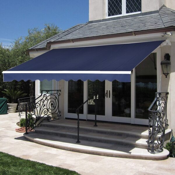 Sparta 11' 8" W x 9' 10" D Manual Retraction Slope Patio Awning - Image 7