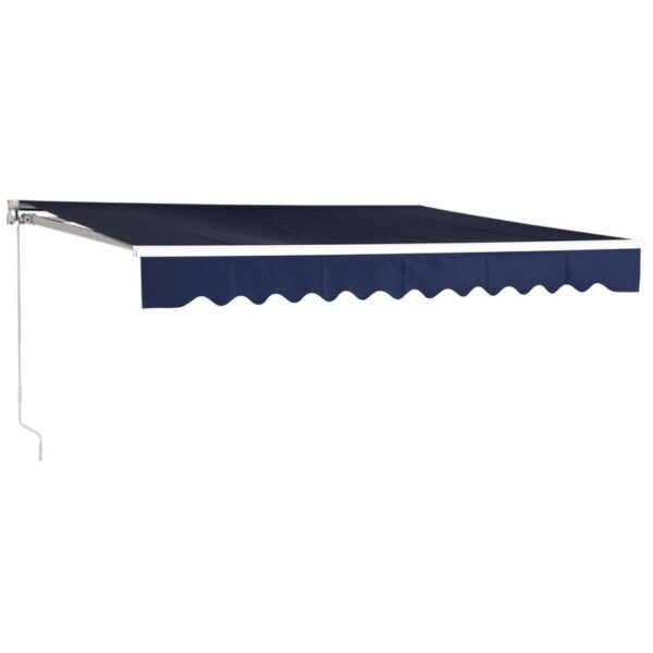 Sparta 11' 8" W x 9' 10" D Manual Retraction Slope Patio Awning - Image 3