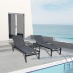 Speegle Outdoor Metal Chaise Lounge Set (Set of 2)