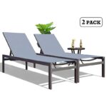 Speegle Outdoor Metal Chaise Lounge Set (Set of 2) - Image 4